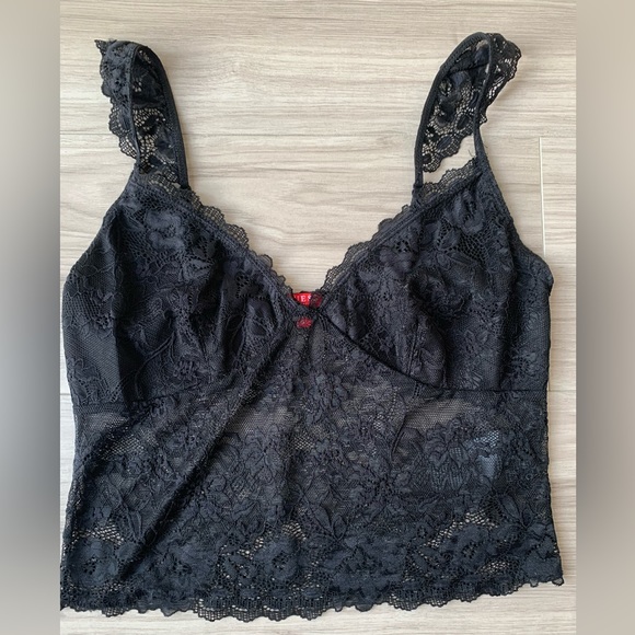 Guess Tops - Guess black lace top